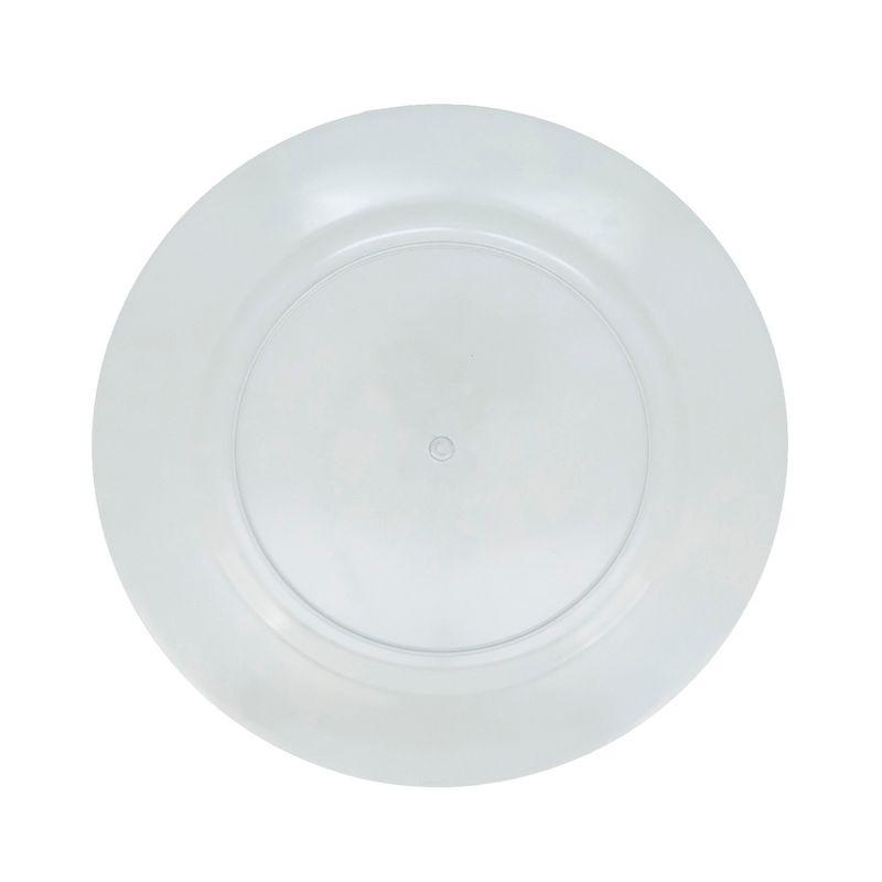 Sleek Modern Ceramic Look Charger Plate (Set Of 4)