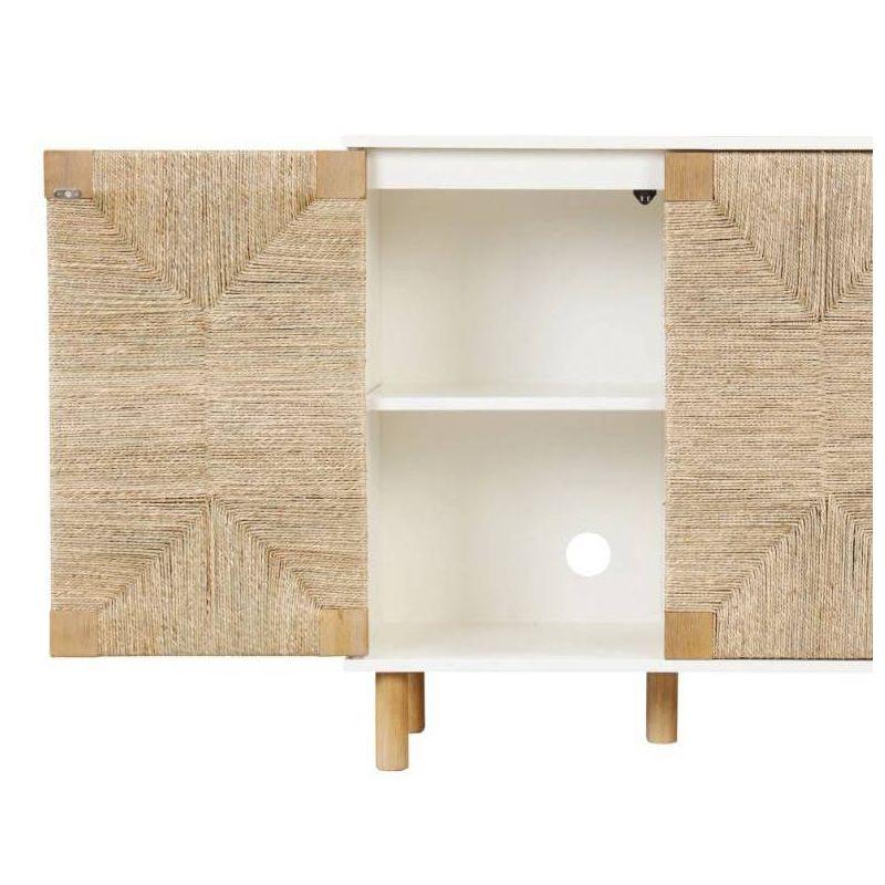 Shellie Solid Wood 2 - Door Accent Cabinet Set or TV Stand