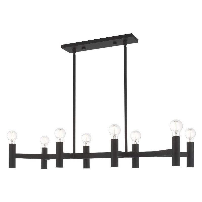 Livex Lighting Copenhagen 8 - Light Chandelier in  Black