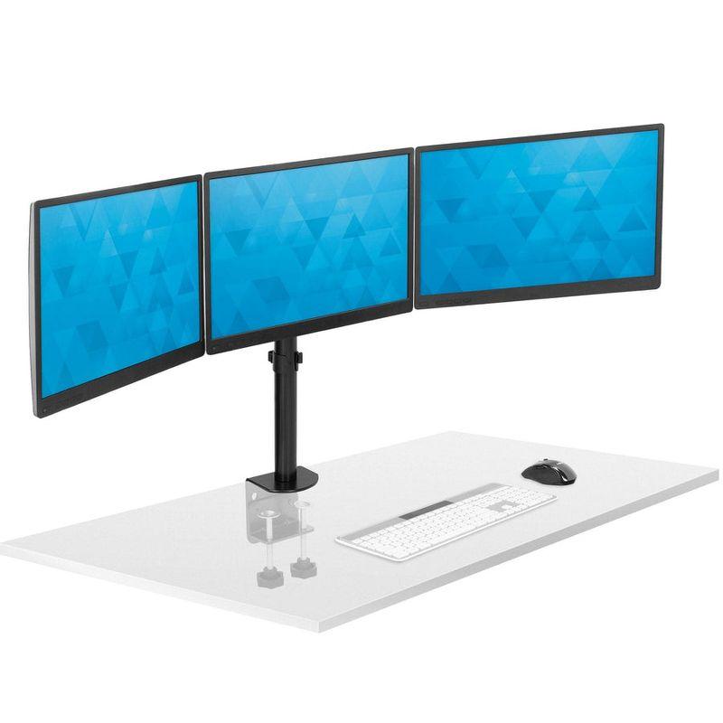 Mount-It! Full Motion Triple Monitor Desk Mount | 24" to 32" Monitors