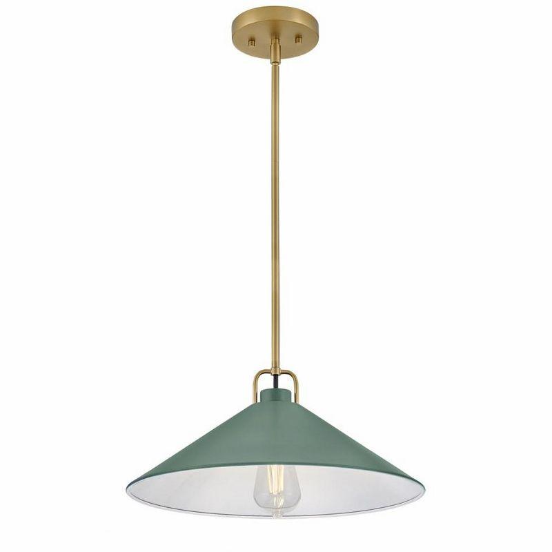 Zoë Single Light Metal Steel Dimmable Pendant