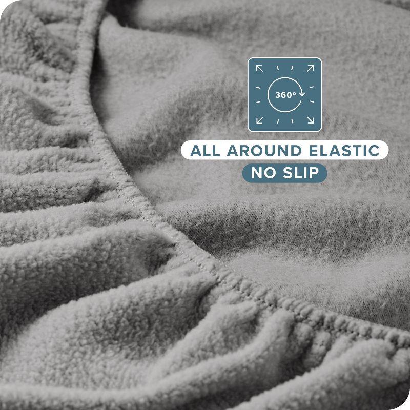 Bare Home Micro Fleece Super Soft Fitted Sheet