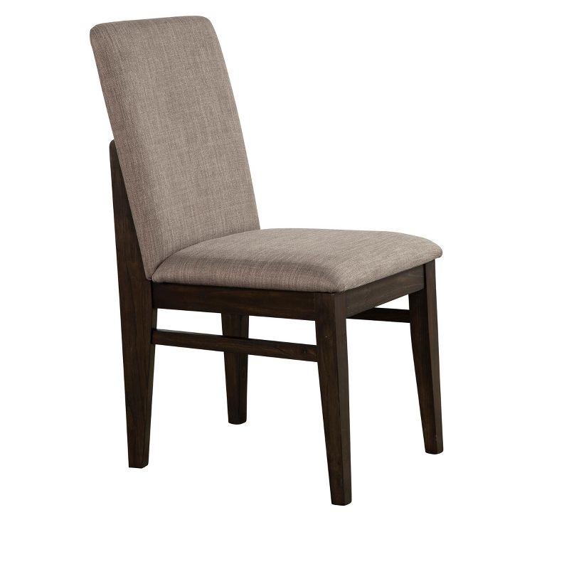 Transitional Gray Pine Side Chair 18"W x 36.5"H