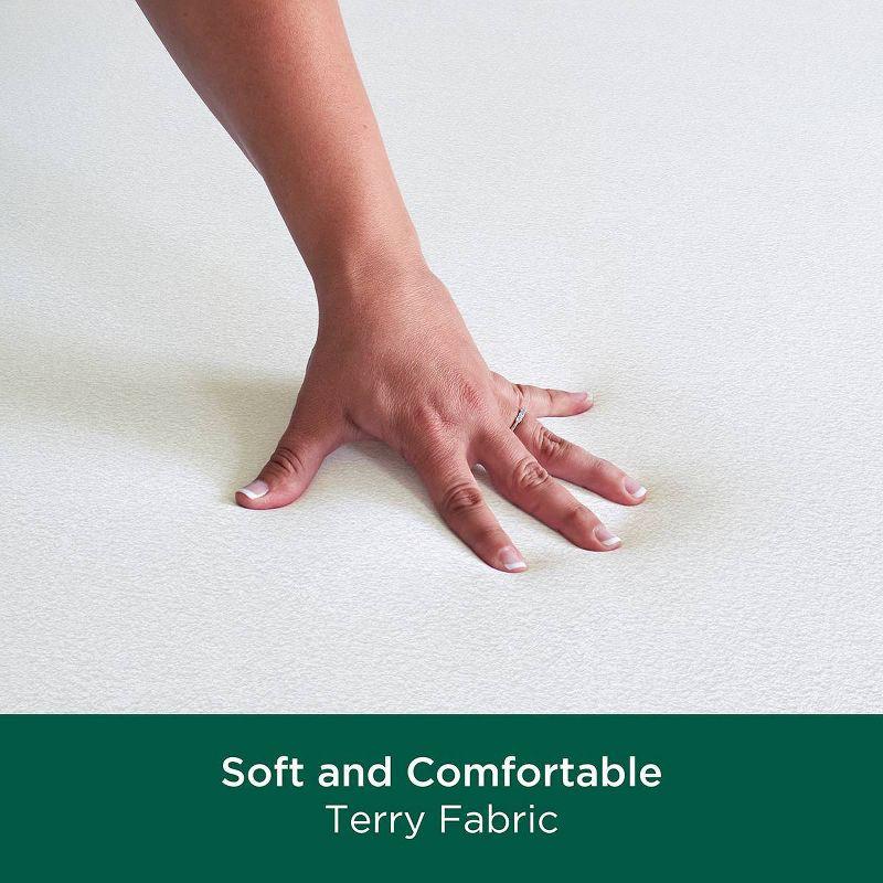 Allerease King Perfect Protection Soft Waterproof Machine Washable Fitted Mattress Protector: Hypoallergenic, OEKO-TEX Certified