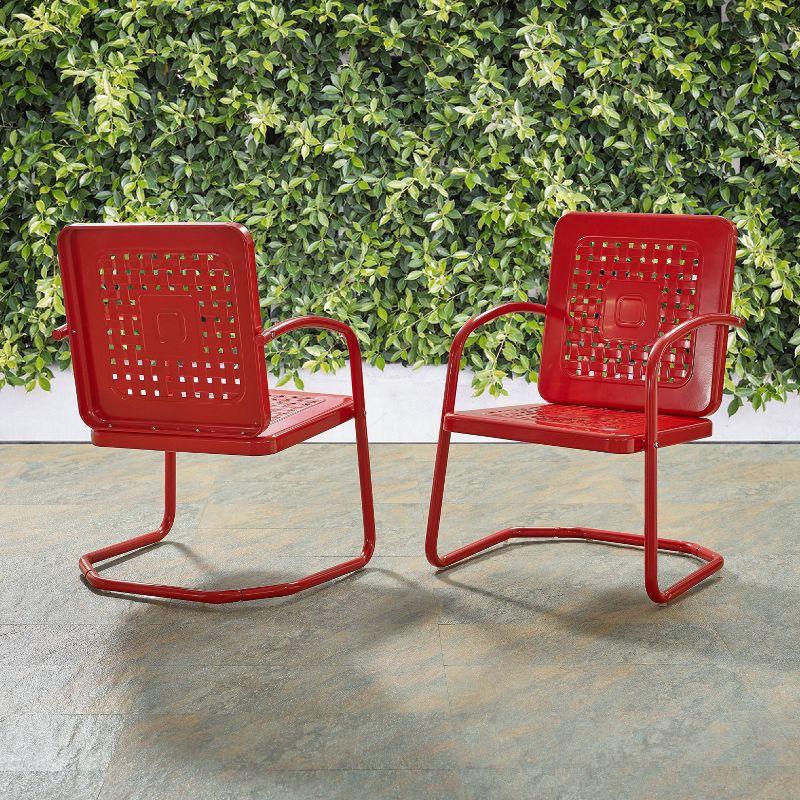 2pk Bates Outdoor Steel Arm Chairs - Crosley