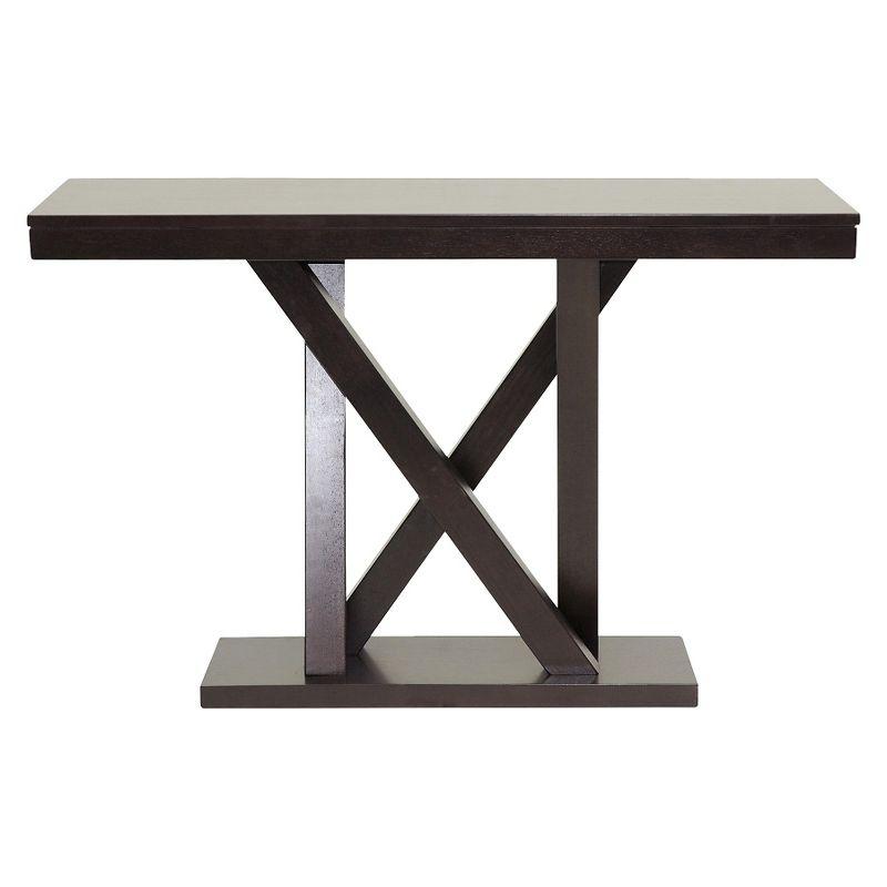 Everdon Modern Sofa Table Dark Brown - Baxton Studio