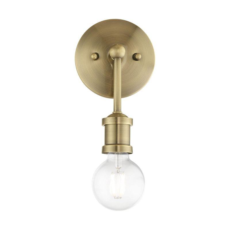 Livex Lighting Lansdale 1 - Light Vanity in  Antique Brass