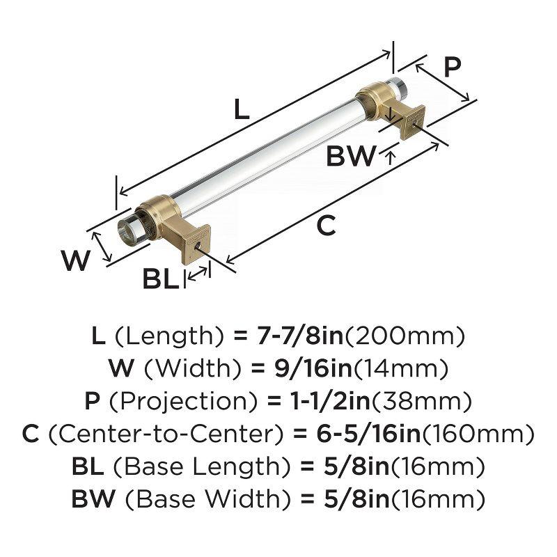 Glacio 6 5/16" Center to Center Bar Pull