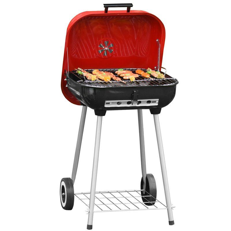 Outsunny 18.75'' W Charcoal Grill