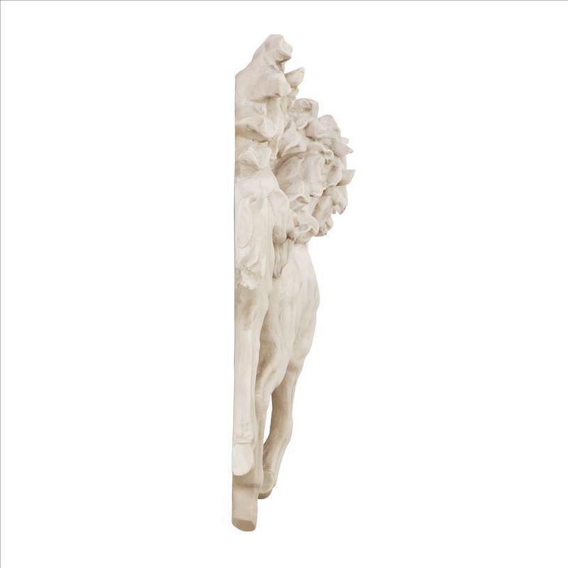 Design Toscano Los Tres Caballos del Castillo Alomar Wall Sculpture