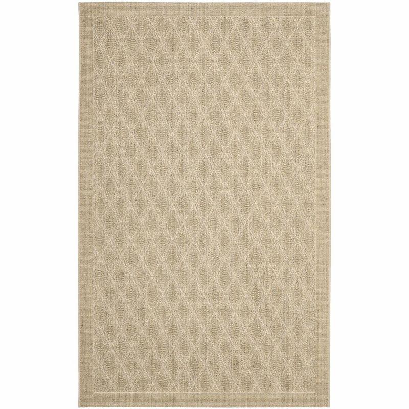 Palm Beach PAB351 Jacquard Weave Indoor Area Rug - Sand - 5'x8' - Safavieh.