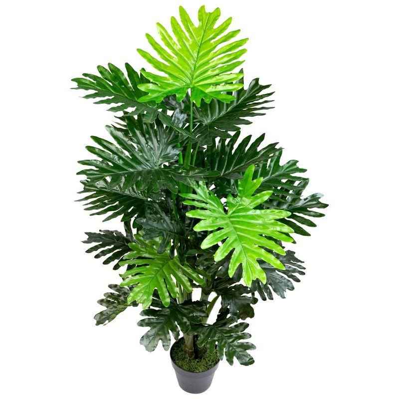 Northlight Seasonal 47" Green Potted Philodendron Selloum Artificial Plant