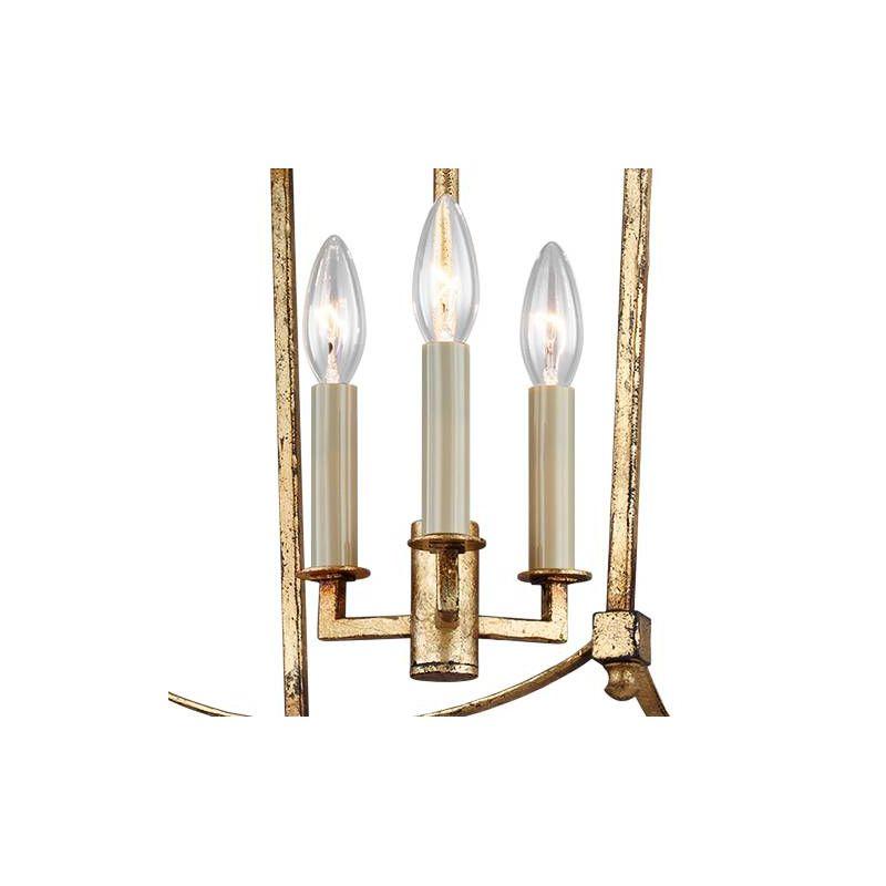 Generation Lighting Thayer 12" Wide Gold Mini Chandelier
