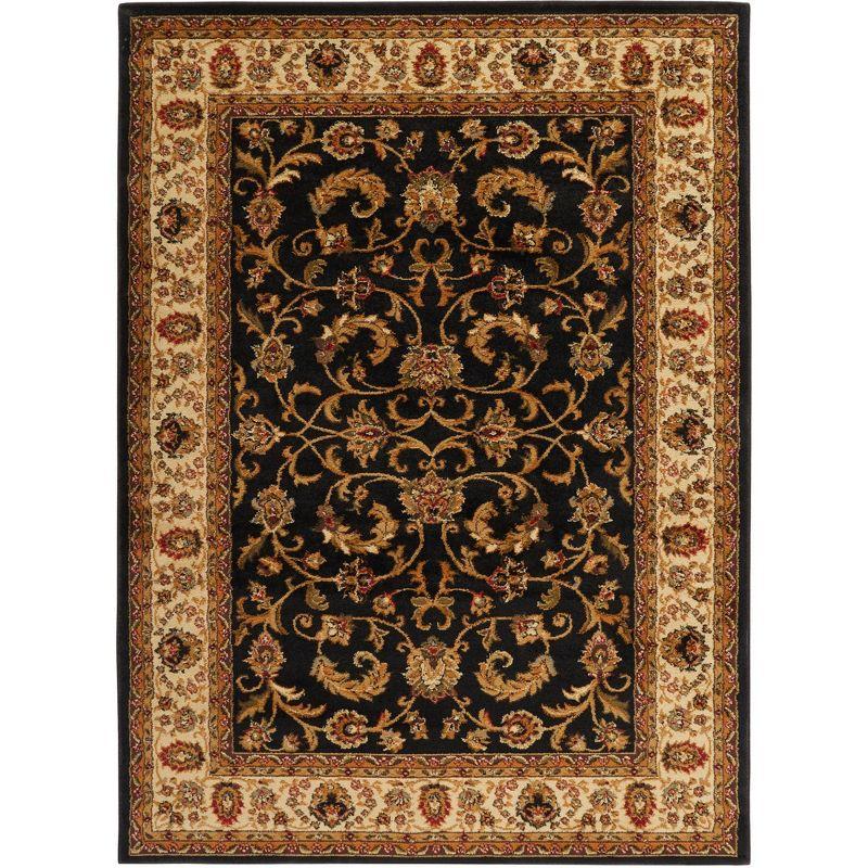 Royalty Elati 5'2" x 7'2" Black Synthetic Tufted Area Rug