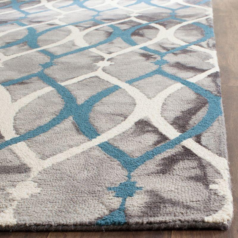 Dip Dye DDY534 Hand Tufted Area Rug - Grey/Ivory Blue - 8'x10' - Safavieh.