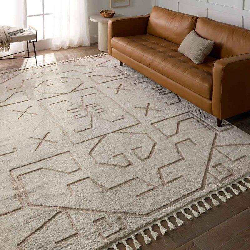 Vibe by Cree Geometric Area Rug Ivory/Beige - Jaipur Living