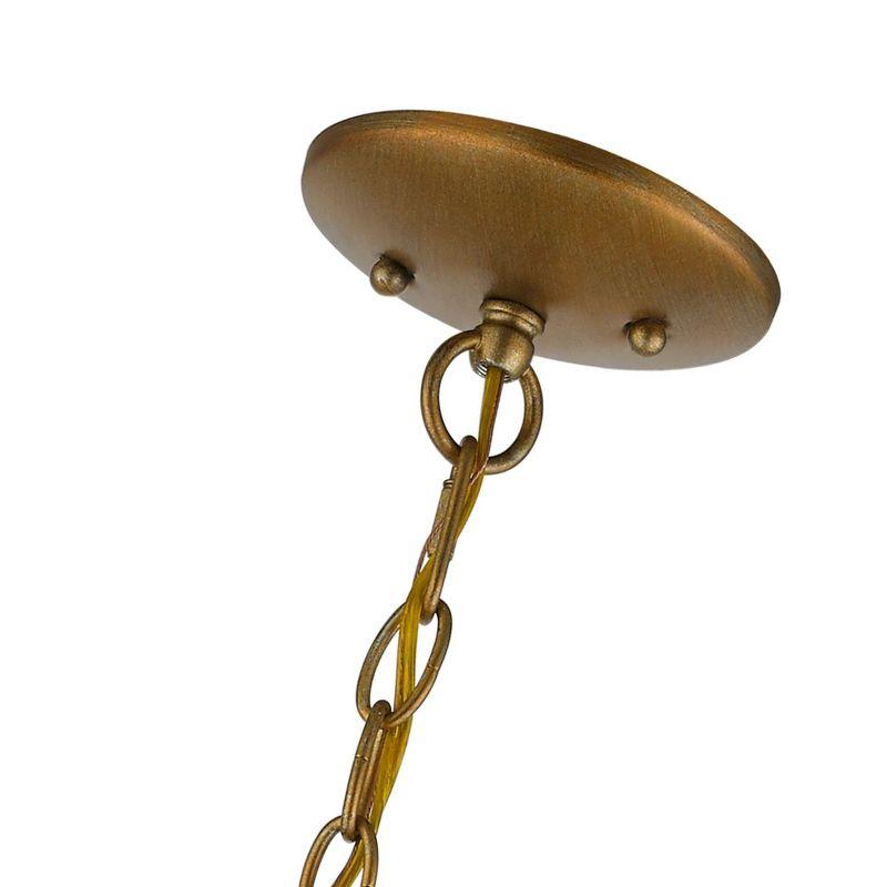 Livex Lighting Katarina 5 - Light Chandelier in  Antique Gold Leaf