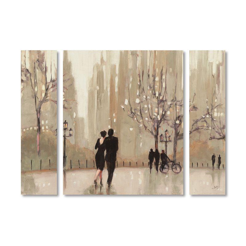 Julia Purinton 'An Evening Out Neutral' Multi Panel Art Set Small