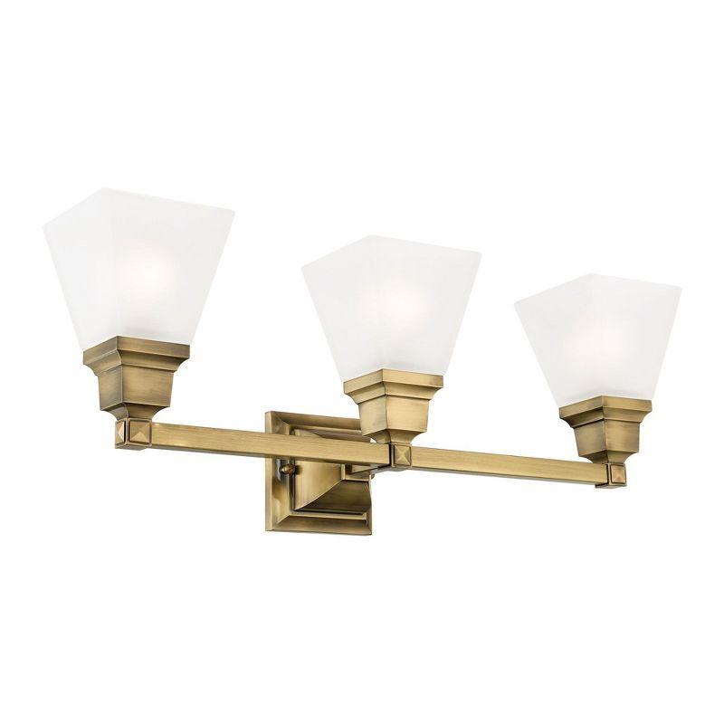 Livex Lighting Mission 3 - Light Vanity in  Antique Brass