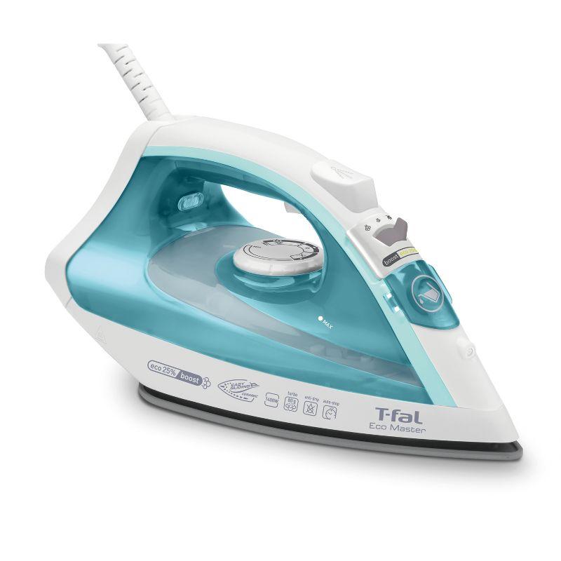 T-fal EcoMaster Blue Ceramic Soleplate Steam Iron