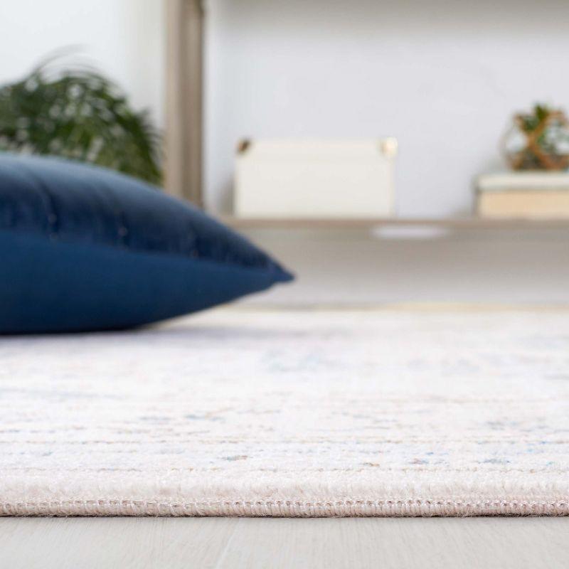 Vintage Persian VTP438 Power Loomed Indoor Area Rug - Ivory/Blue - 5'x7'6" - Safavieh