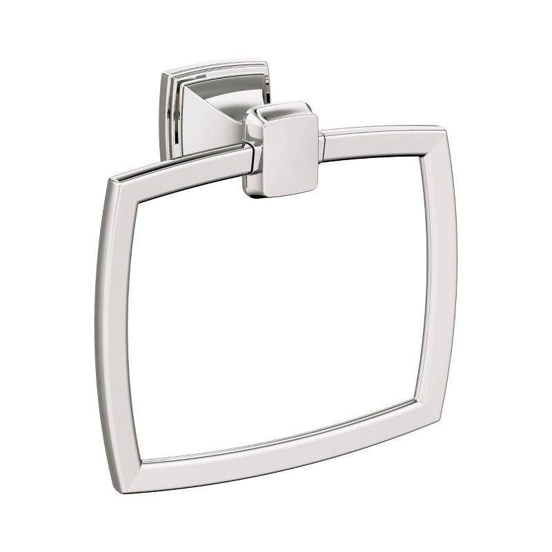 Revitalize Polished Nickel Closed Towel Ring