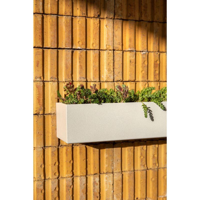 Veradek Geo Series Plastic Trough Hanging Planter