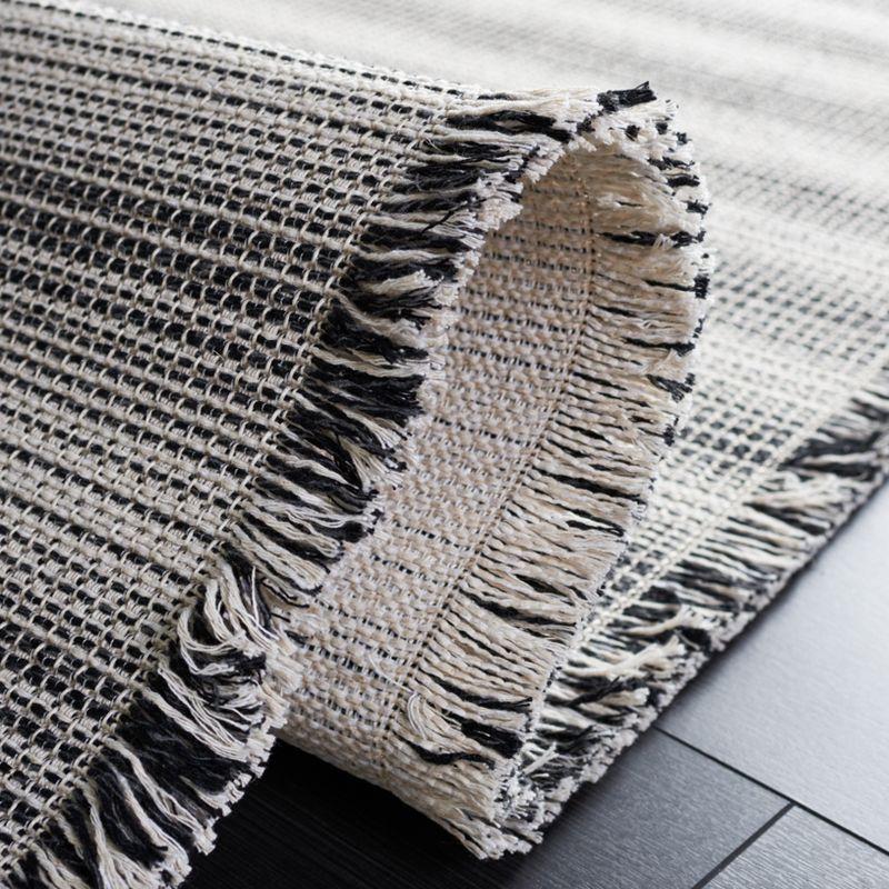 Gracie Oaks Leiner Performance Striped Rug