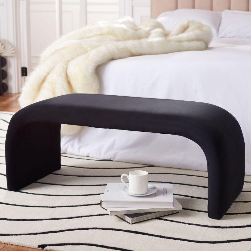 Tenko Bench - BCH1300 - Black - Safavieh