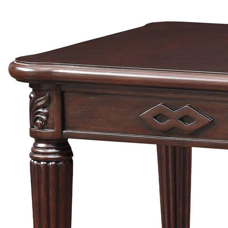 Vomoldrot Traditional Walnut Finish Rectangular End Table