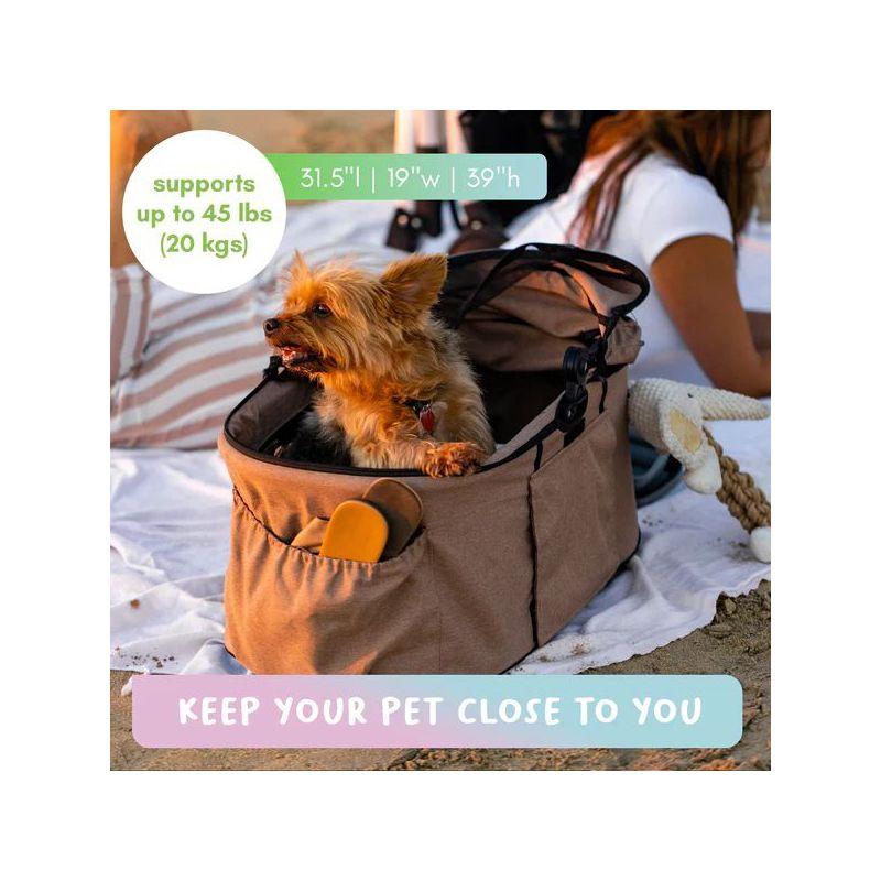 Petique Petique 3-in-1 Newport Pet Stroller (Travel Carrier + Car Seat + Stroller)
