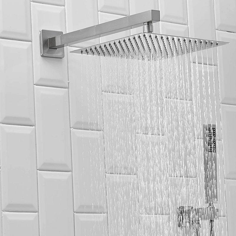 3-Spray Patterns With 2.5 GPM 10 in. Showerhead Wall Mounted Dual Shower Heads With Valve