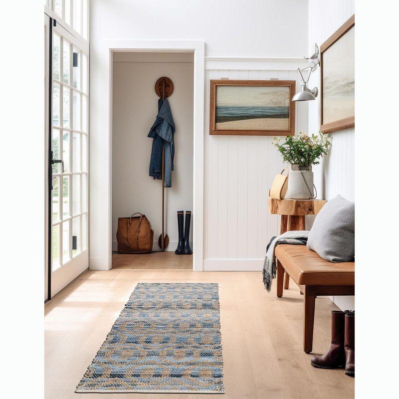 Unique Loom 2' 7 x 10' 0 Chindi Jute  Runner Rug