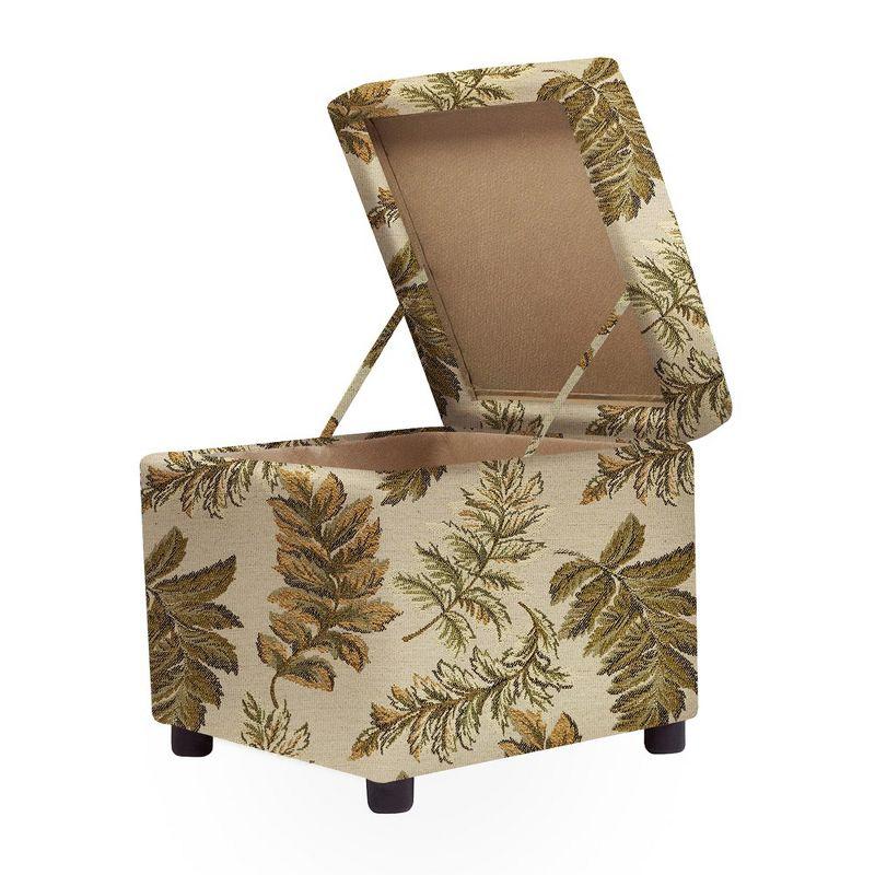 Jennifer Taylor Home Jacob 18" Storage Cube Ottoman