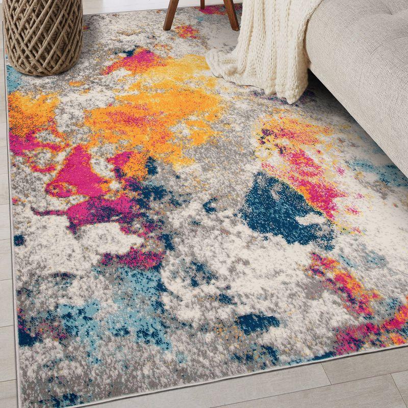 World Rug Gallery Abstract Contemporary Area Rug