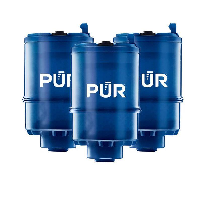 PUR 3-Stage Blue Faucet Mount Replacement Water Filter