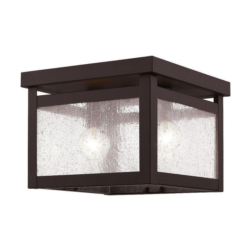 Livex Lighting Milford 2 - Light Flush Mount in  Bronze