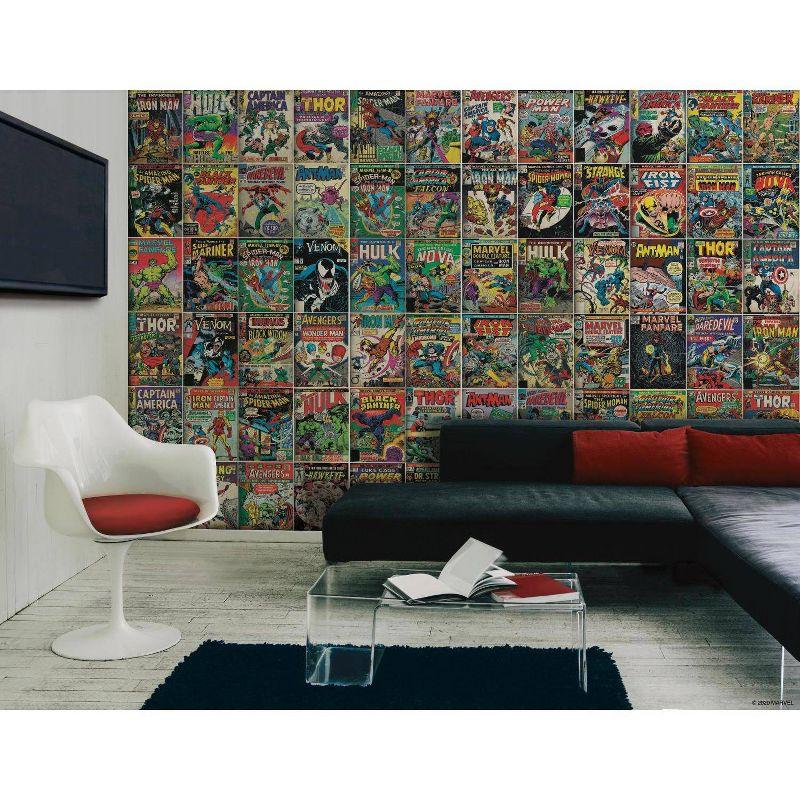 Marvel Comic Cover Peel and Stick Vinyl Wall Mural