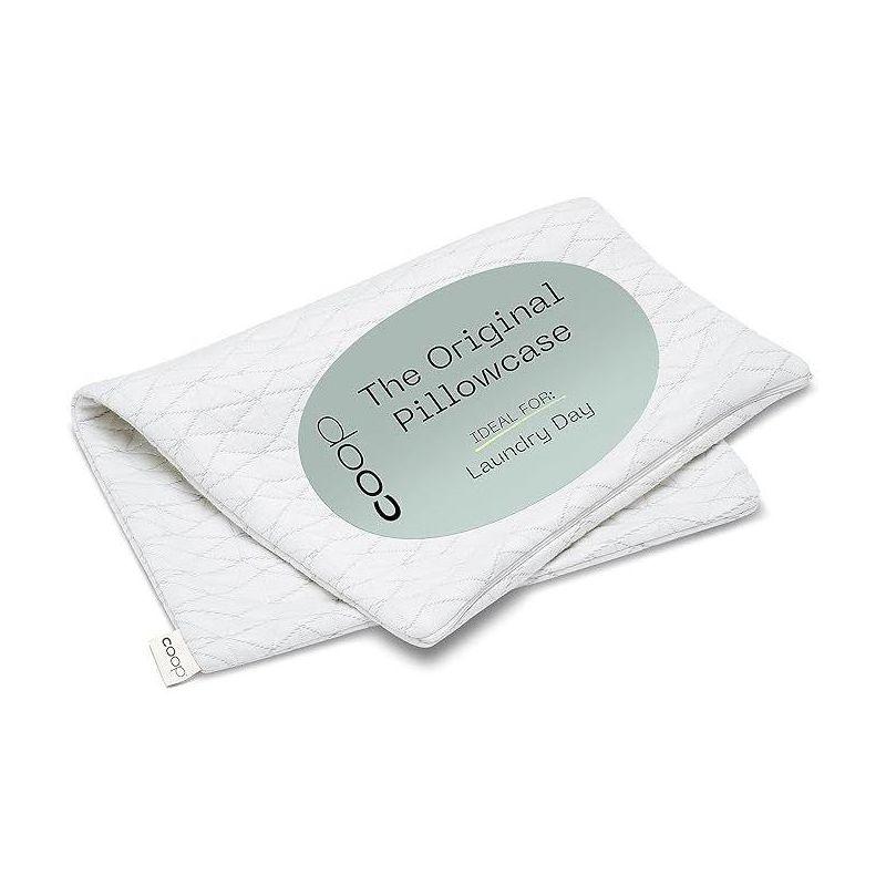 Coop Home Goods - The Original Pillow Cover, King Size Pillow Case for Memory Foam Pillows, Breathable Ultra Soft Lulltra Fabric Cover with Zipper