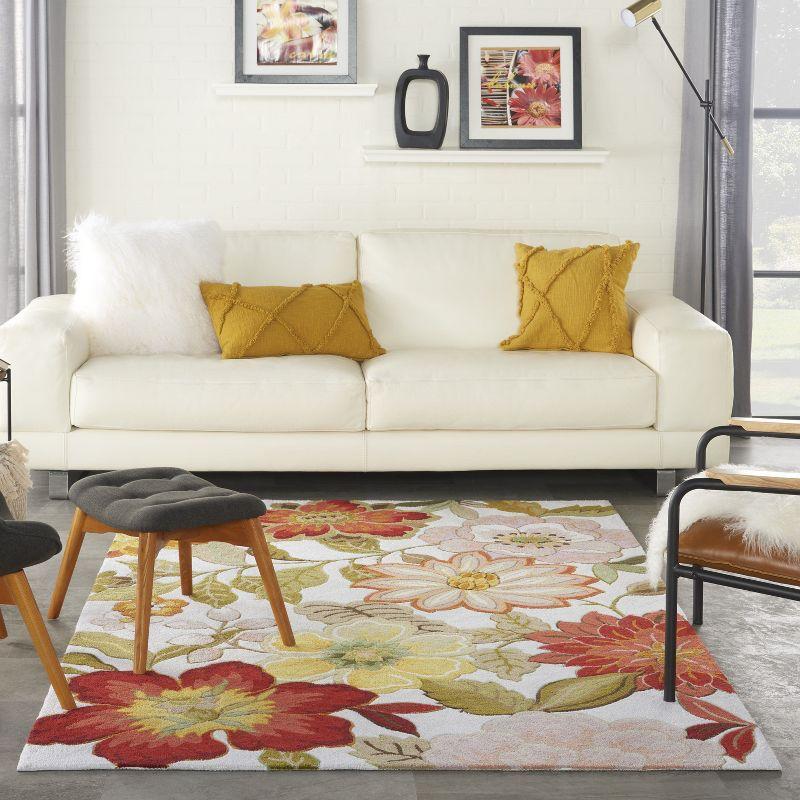 Nourison Fantasy Blooiming Floral Area Rug