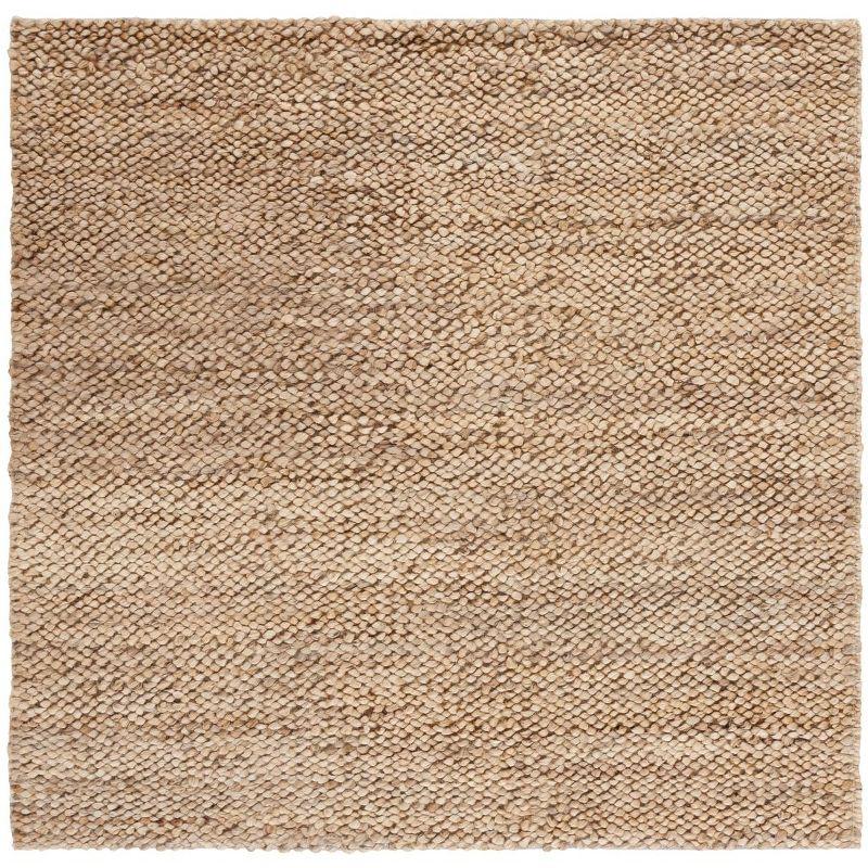 Natural Fiber NF402 Handmade Indoor Area Rug - Natural - 6'x6' - Safavieh