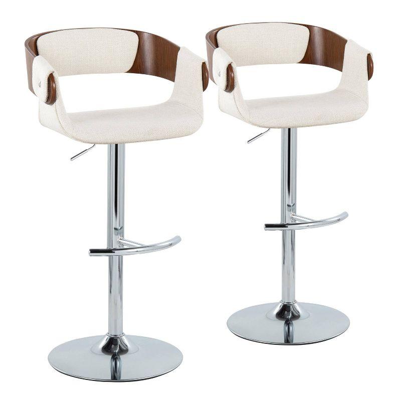 Set of 2 Elisa Adjustable Barstools - LumiSource