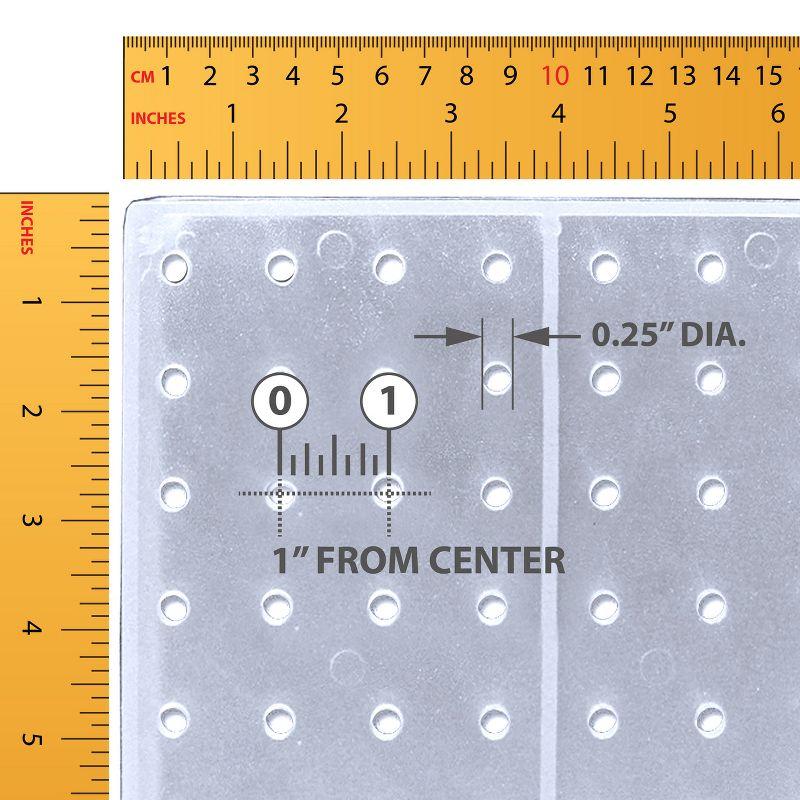 The DIY Multi-Purpose 12-Piece Pegboard Wall Organizer Kit with One Panel and Accessory Assortment (13.5"W x 22"H)