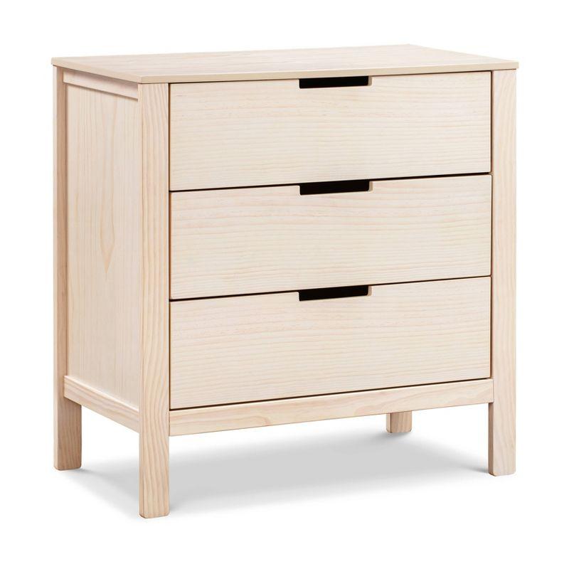 Washed Natural Pinewood 3-Drawer Nursery Dresser