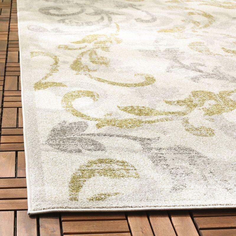 Amherst AMT428 Power Loomed Indoor Runner Rug - Ivory/Light Grey - 2'3"x9' - Safavieh