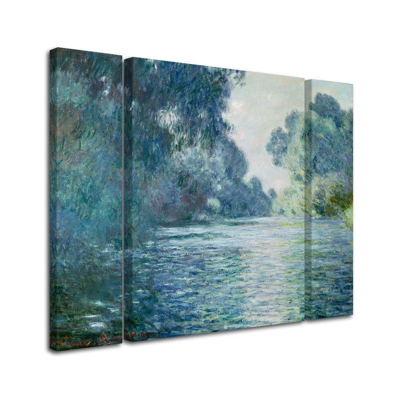 Claude Monet 'Branch of the Seine' Multi Panel Art Set Small
