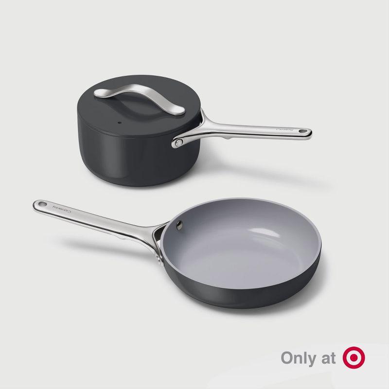 Caraway Home 4pc Mini Fry Pan and Mini Sauce Pan Set