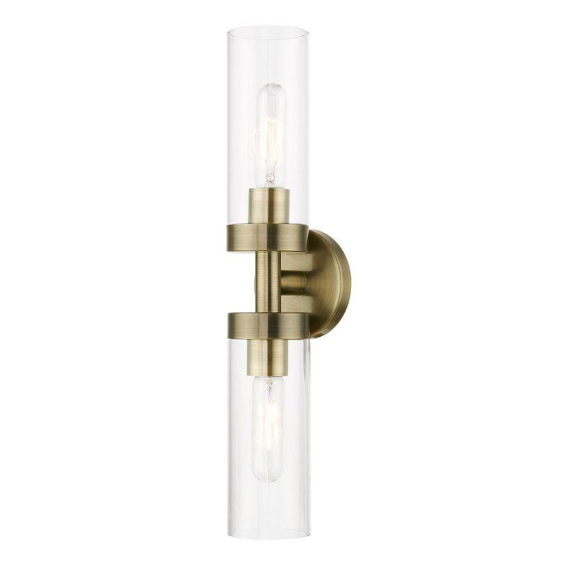 Livex Lighting Ludlow 2 - Light Vanity in  Antique Brass