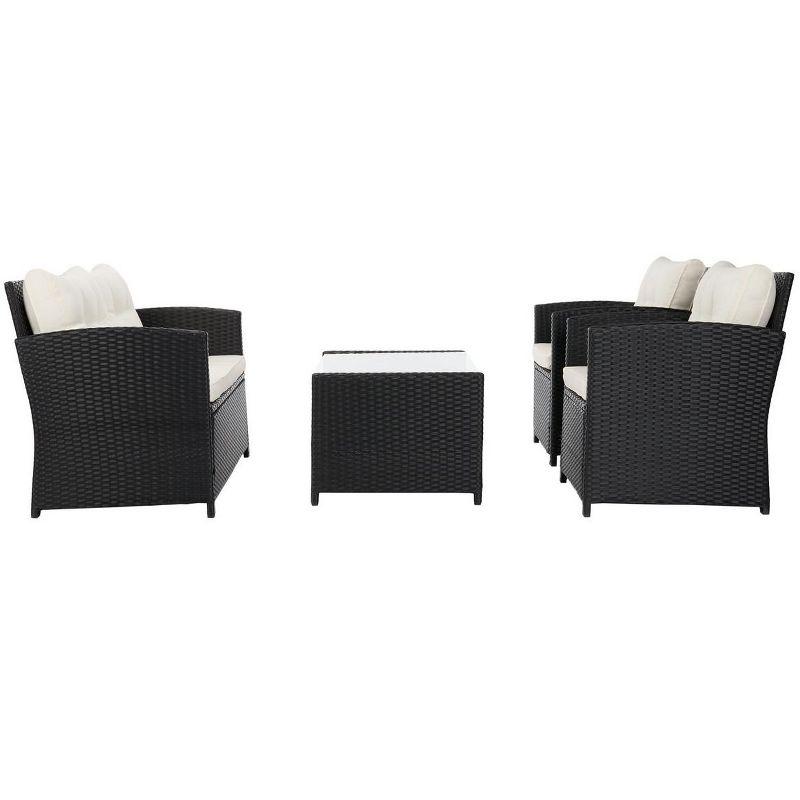 Vellor 4 Piece Patio Outdoor Living Set  - Safavieh