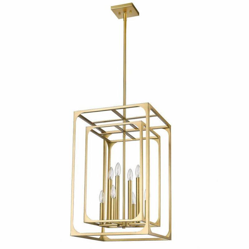 Z-Lite Easton 8 - Light Chandelier in  Rubbed Brass